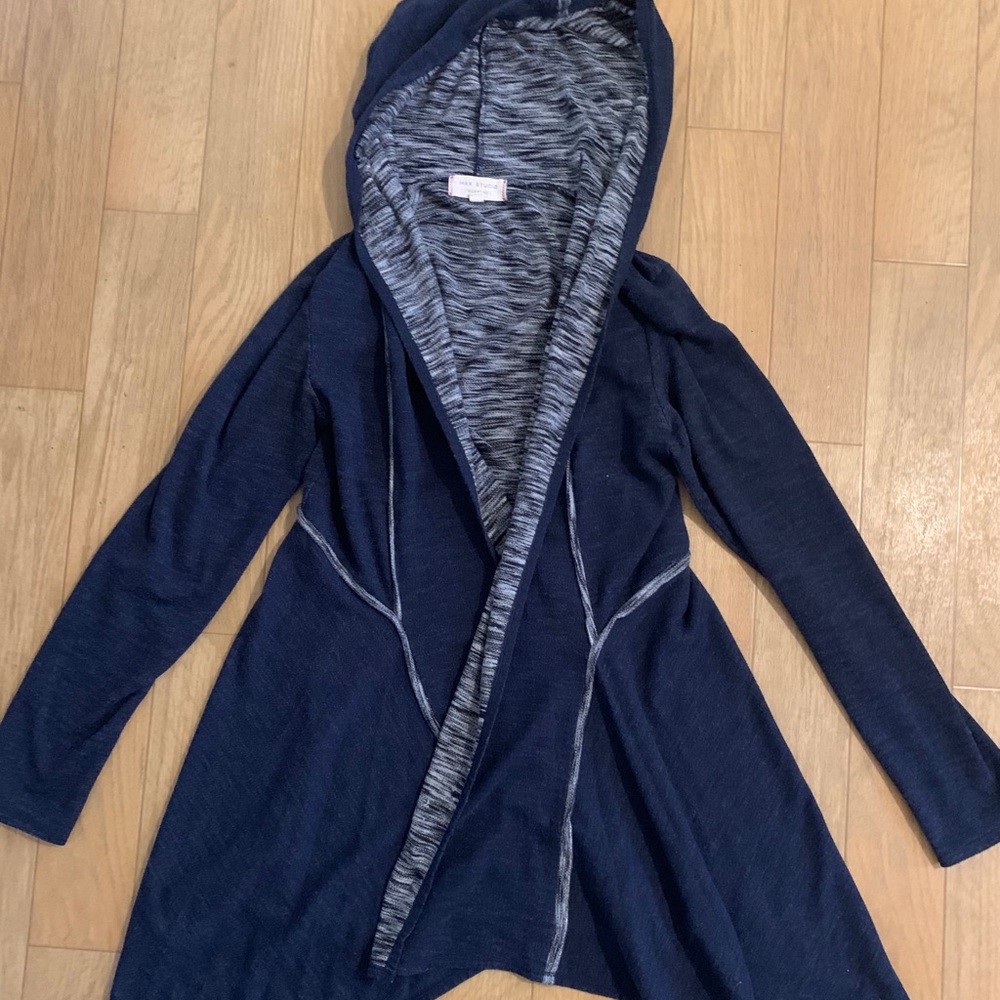 Long Beautiful Jacket with an Asymmetrical Hem